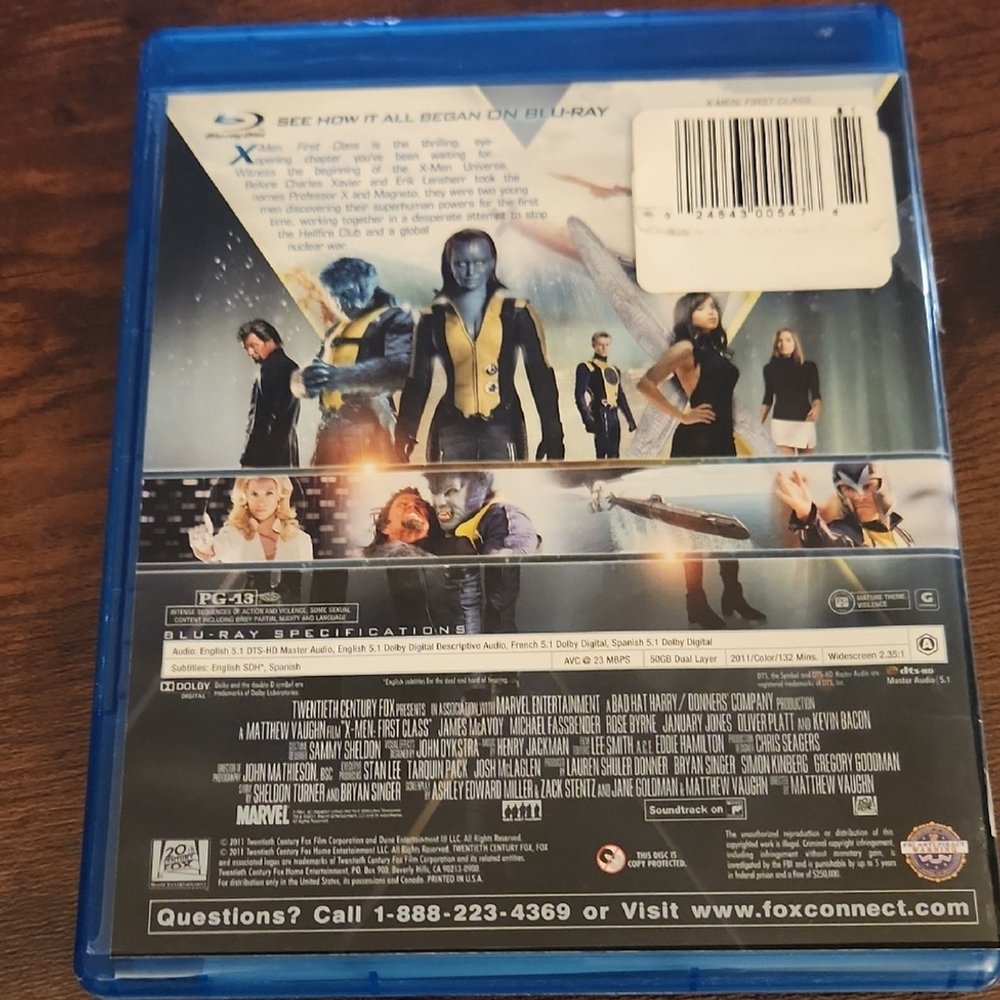X-Men First Class Blu-ray - Picture 2 of 4